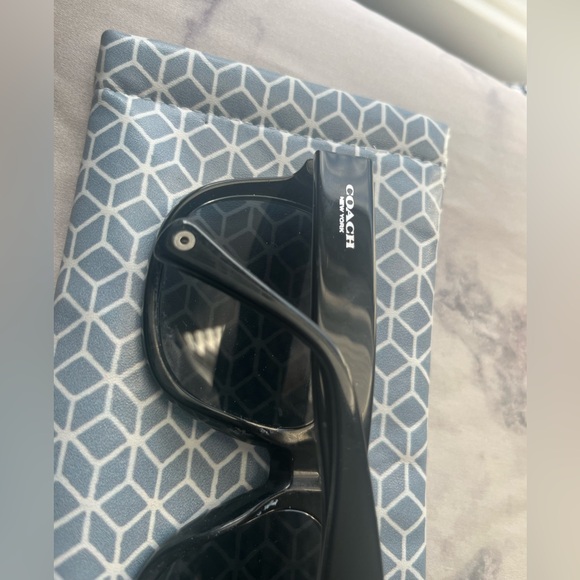 Coach Sienna Prescription Black Sunglasses with non-matching case - Picture 2 of 12